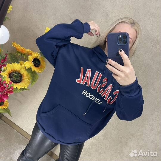 Толстовка (тонкий флис) р:46-50 единый