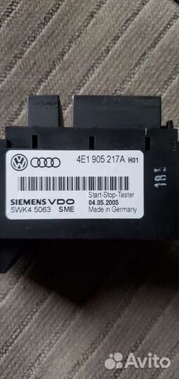 Кнопка старт стоп Ауди А8 Д3 4E1905217A