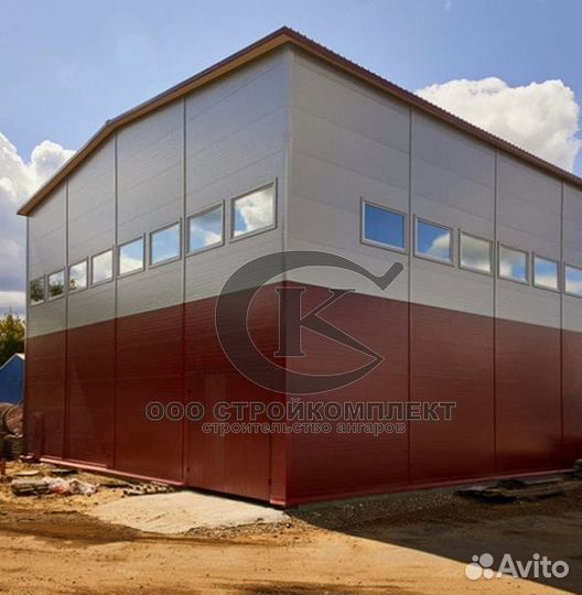 Ангар Магазины Сто с проектом xc374