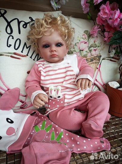 Кукла реборн 48см 3D роспись