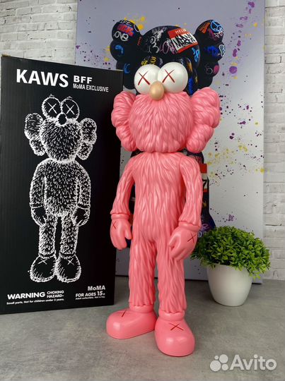 Фигурка kaws BFF Sesame Street Pink