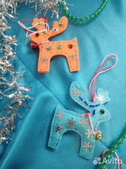 Новогодний скандинавский гном выполнен из текстиля