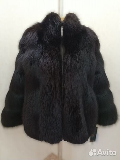 Шуба из меха лисы