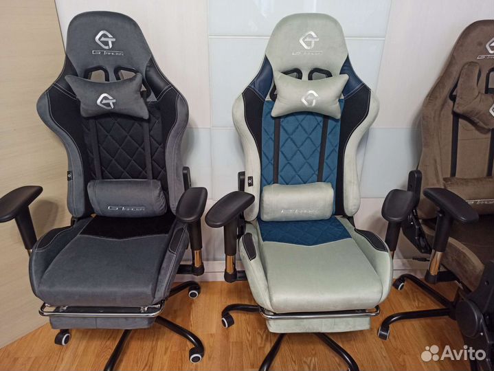 Тканевые компьютерные геймерские кресла доставка