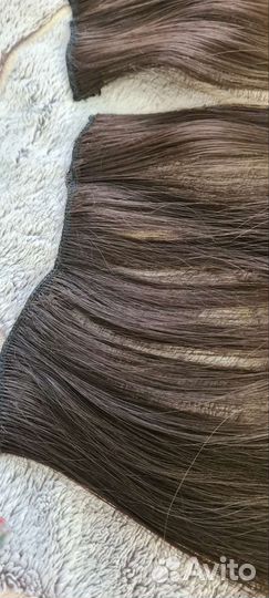 Волосы на заколках искусственные