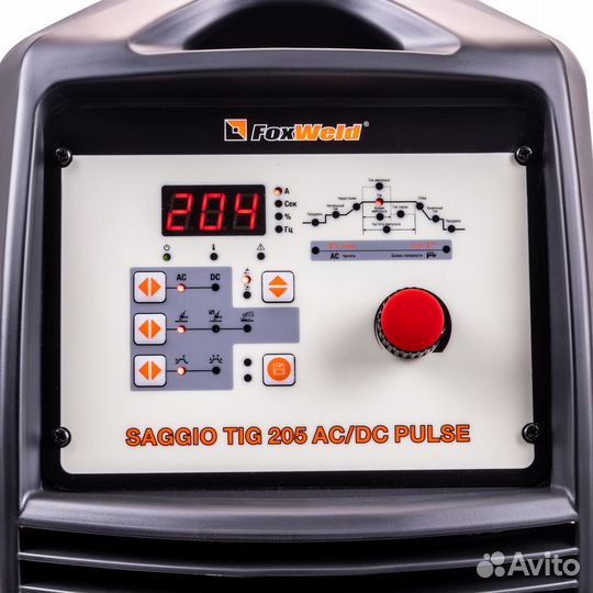 Аргонодуговой сварочный Saggio Tig 205 AC/DC Pulse