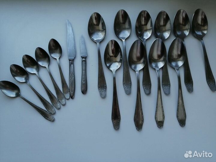 Ложки, ножи, вилки СССР нерж