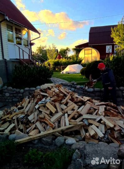 Дрова Осина подготовленные с доставкой любого объе