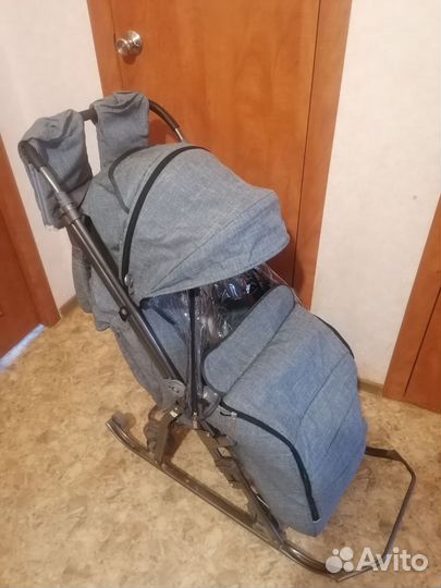 Детские санки коляска бу