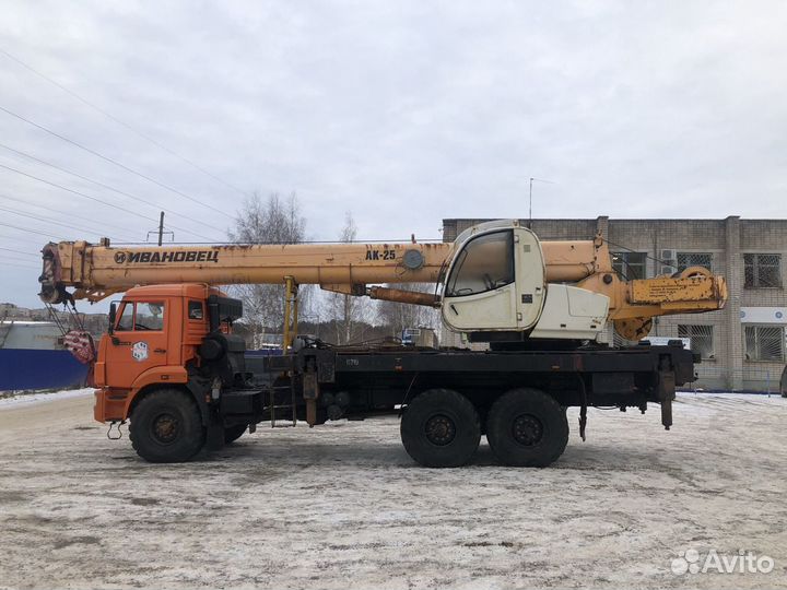 Аренда и услуги автокрана-вездехода, 25 т, 31 м, с гуськом 10 м