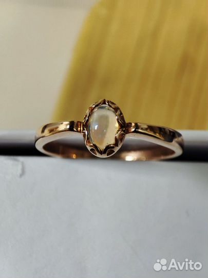 Серебряное кольцо с натуральным Опалом (Эфиопия)