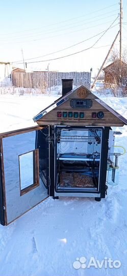 Домашняя коптильня горячего копчения