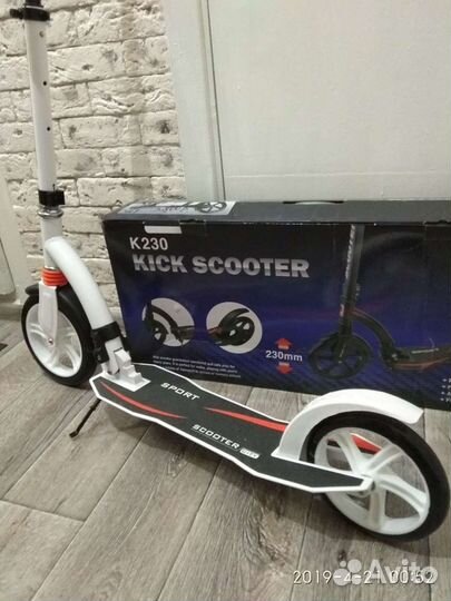 Самокат Kick Scooter Sport К230. Новые