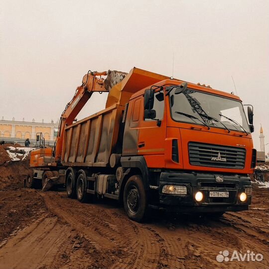 Песок карьерный с доставкой