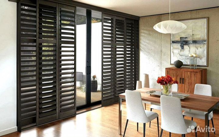 Раздвижная реечная дверь