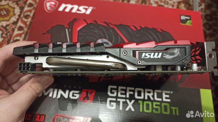 MSI GeForce GTX 1050 Ti gaming X 4G