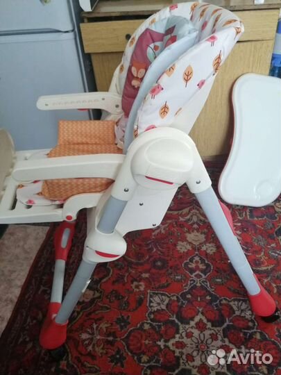 Стульчик для кормления chicco polly