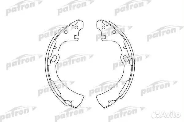 Колодки тормозные барабанные nissan: pick UP 87-98