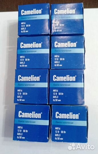 Лампы галогенные Camelion GU5.3 (50Вт, 12В) новые