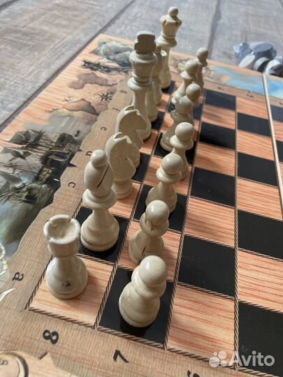 Шахматы деревянные новые