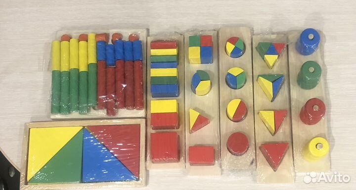 Развивающие деревянные игрушки