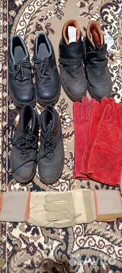 Краги сварочные ботинки рабочие строительные