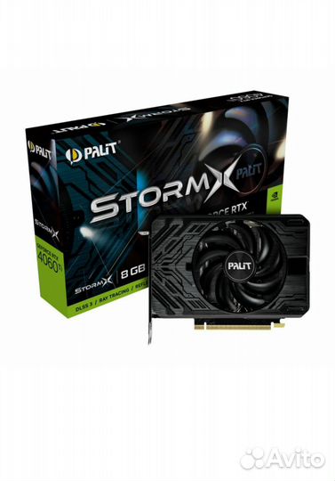 Видеокарта Palit GeForce RTX 4060 Ti StormX 8 Гб