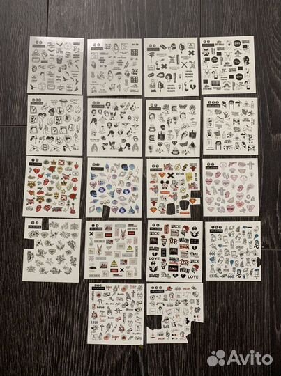 Слайдеры для ногтей 30 шт