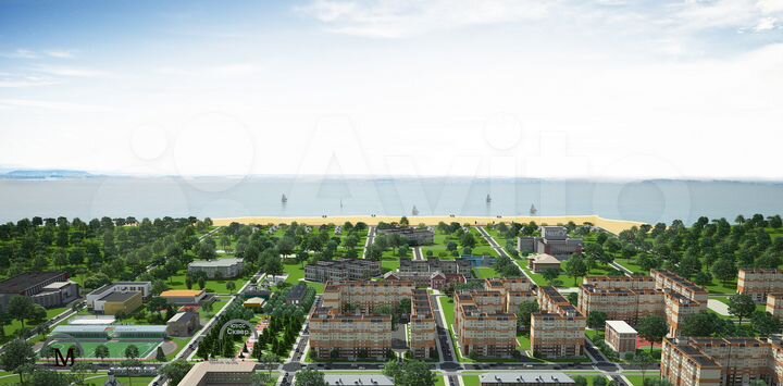 2-к. квартира, 68,3 м², 2/10 эт.