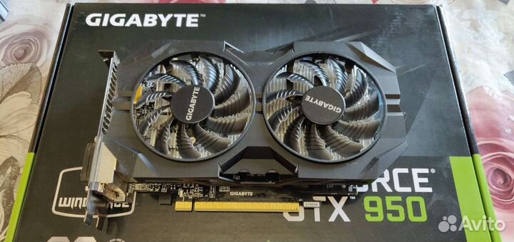 Видеокарта Gigabyte Gtx 950 2 gb