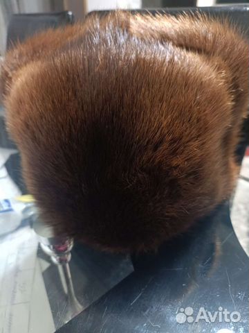 Норковая шапка мужская 58 размер