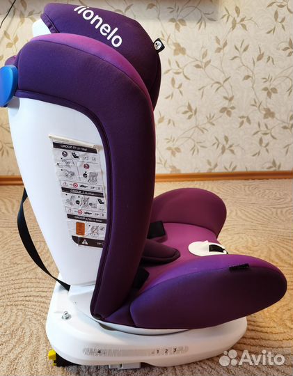 Автокресло Lionelo Bastiaan isofix (Фиолетовое) гр