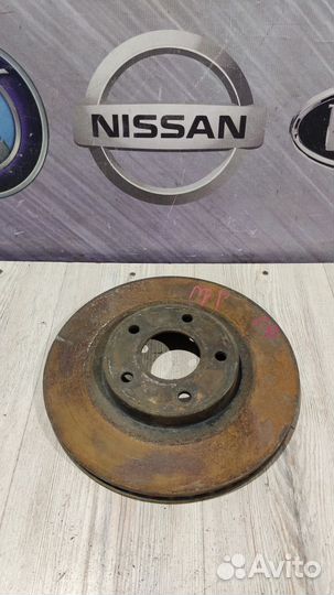 Тормозной диск перед Nissan qashqai J10 Лев, Прав