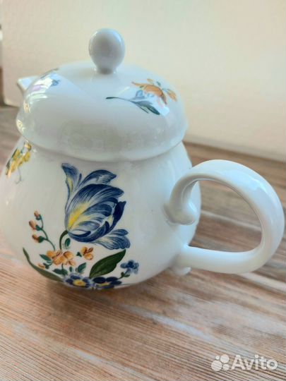 Чайник заварочный фарфоровый гдр