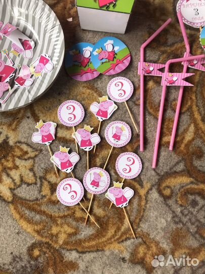 Атрибутика для дня рождения свинка пеппа