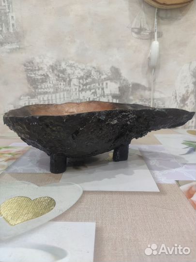 Ваза из еловой коры