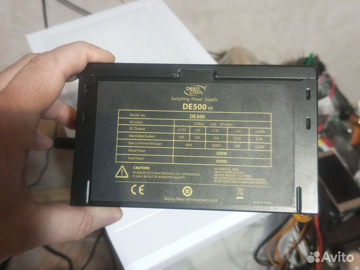 Блок питания deep cool de500 v2 под ремонт