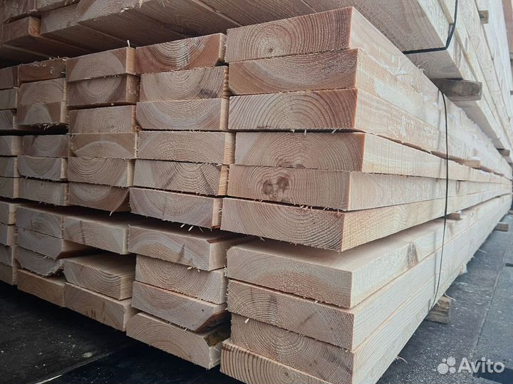 Доска обрезная 50х100х6000мм от производителя
