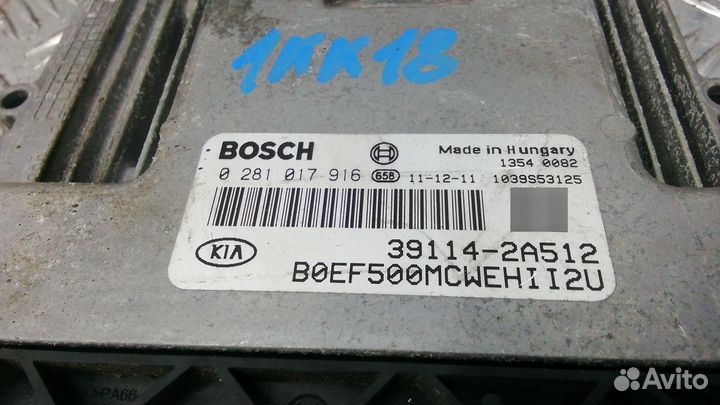 Блок управления двигателя 0281017916 Hyundai-KIA Ceed (2006-2012)