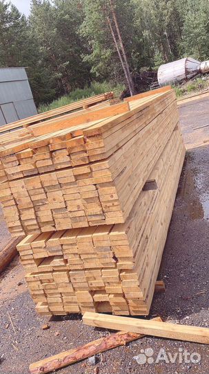 Брус обрезной 100х200х6000мм с доставкой