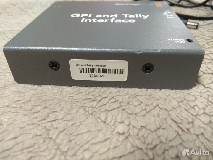 Blackmagic GPI and Tally Interface