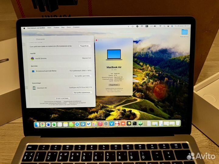 Apple MacBook Air 13 M1 8/256, почти идеал