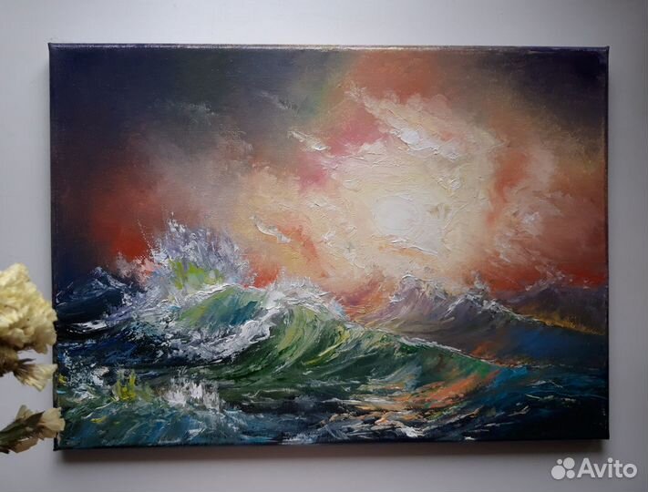 Картины маслом. Ручная работа. Море
