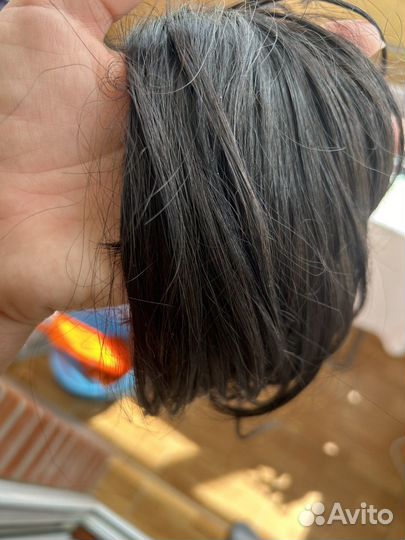 Волосы для наращивания 40 см черные