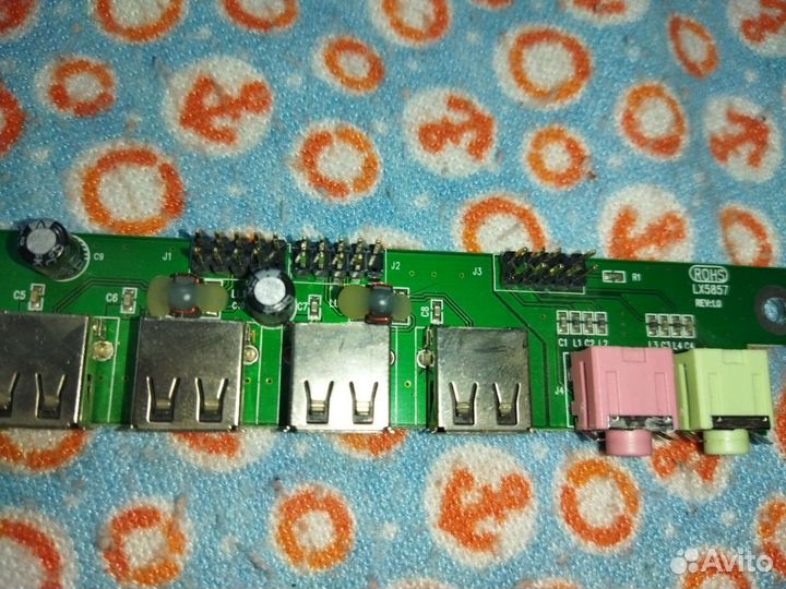 Передняя панель usb, aux
