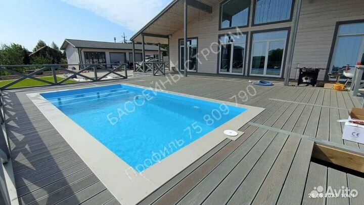 Бассейн 6х3х1,5 от производителя