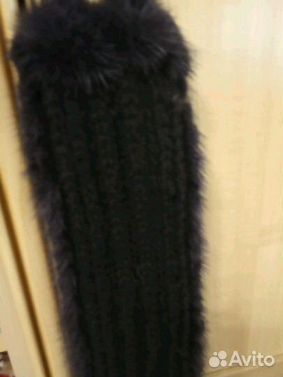 Новая норковая повязка на голову