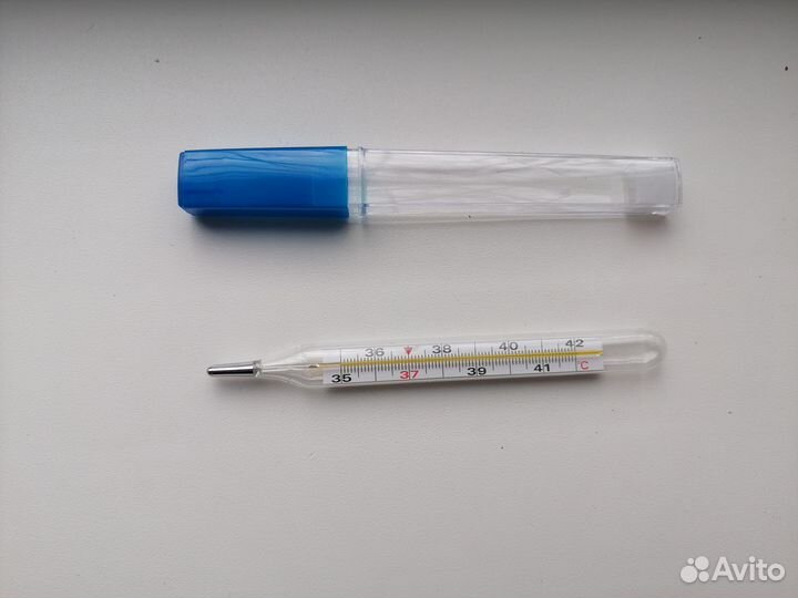 Термометр медицинский стеклянный ртутный
