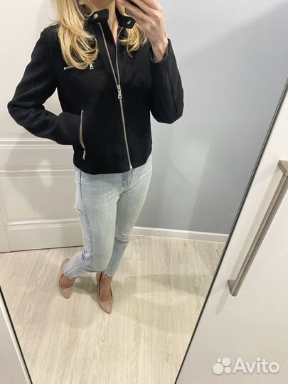 Куртка пальто укороченное шерсть Gap M