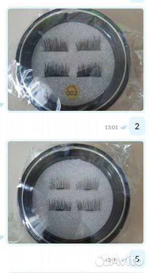 Магнитные накладные ресницы huda beauty